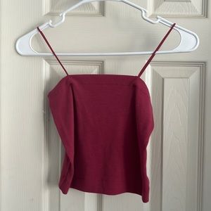 Pink crop top